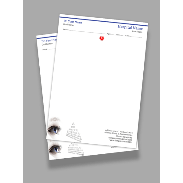 Eye Doctor Prescription Pad Design Eye Doctor Prescription Pad Design