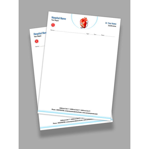Cardiologist Prescription Pad Design Cardiologist Prescription Pad Design