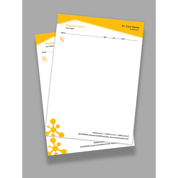 Premium Prescription Pad Design Premium Prescription Pad Design