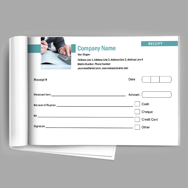Custom Accountant Receipt Design