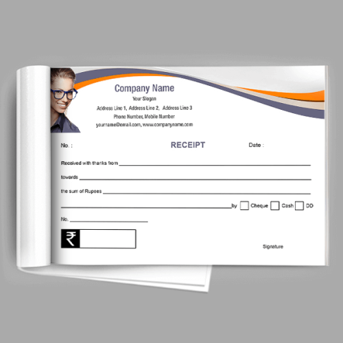 Ophthalmologist Receipt Design