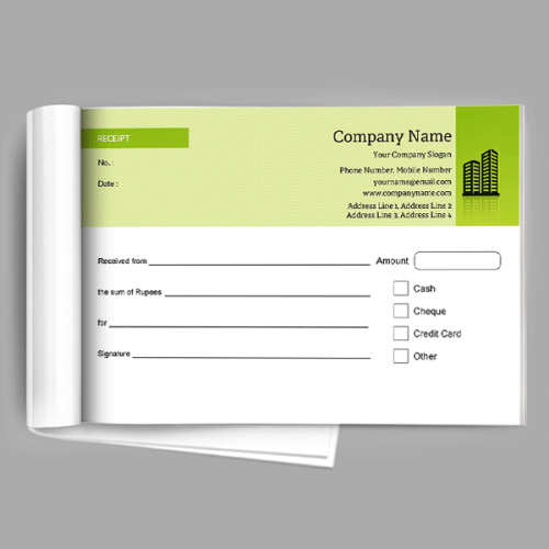 Construction Receipt Design