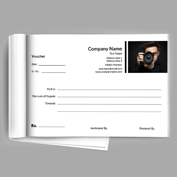 Custom Photography Voucher Book