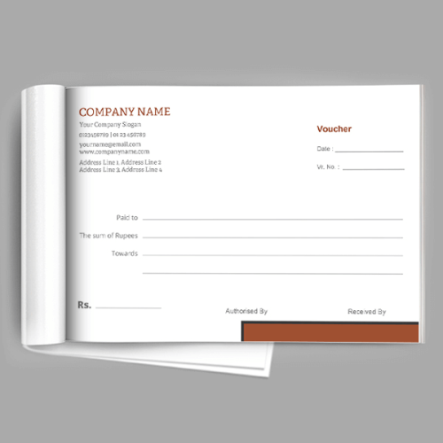 personalized Voucher Book