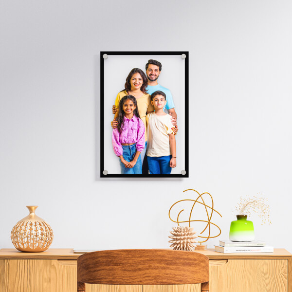 Full Photo Upload Transparent Acrylic Frame – Custom Image Printing
