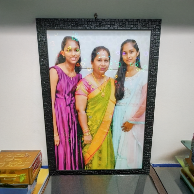 Checkout Hearts Effect Photo Frame - Customer Google Image Review - 5