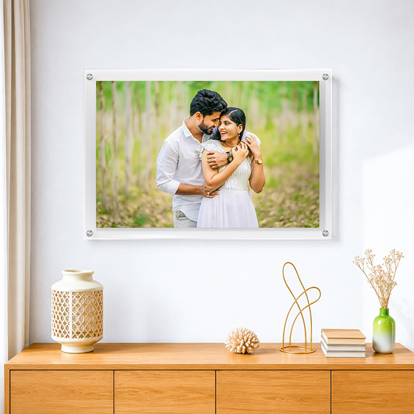 Wall Mounted Acrylic Floating Frame