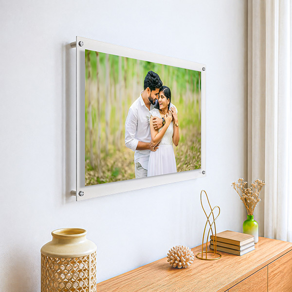 Wall Mounted Acrylic Floating Frame
