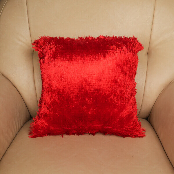 Square Shaped Fur Pillows