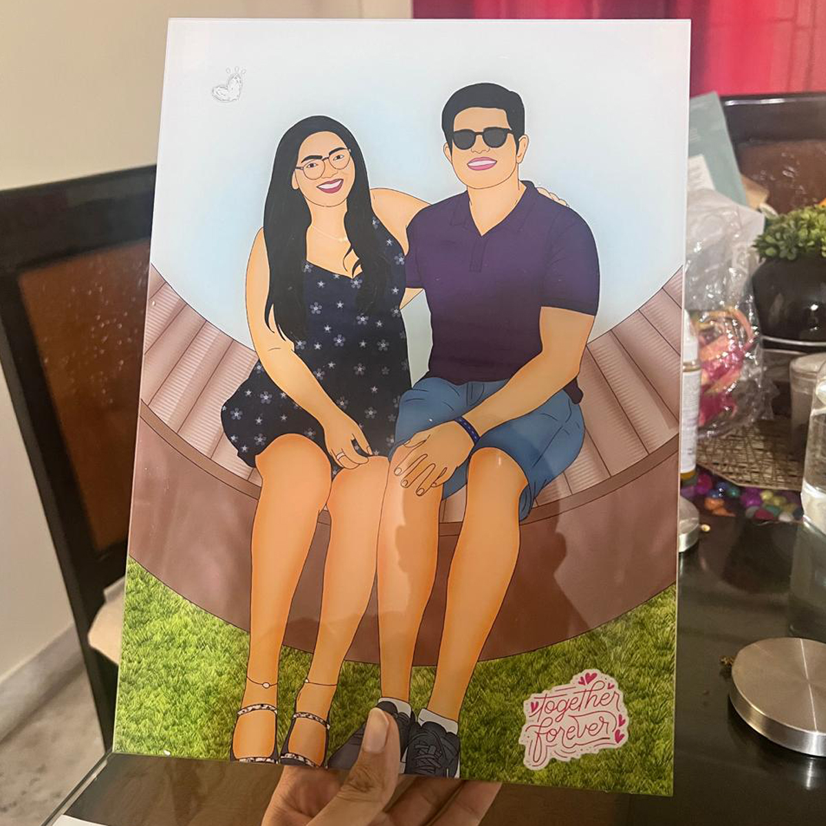 Acrylic Photo Frame Customer Image Review 61