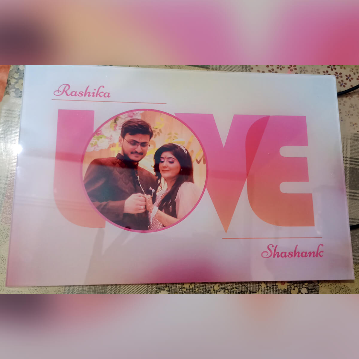 Acrylic Photo Frame Customer Image Review 26