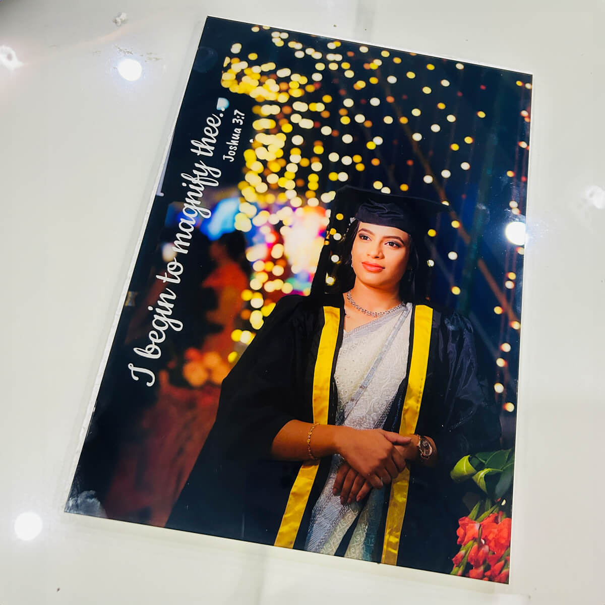 Acrylic Photo Frame Customer Image Review 52
