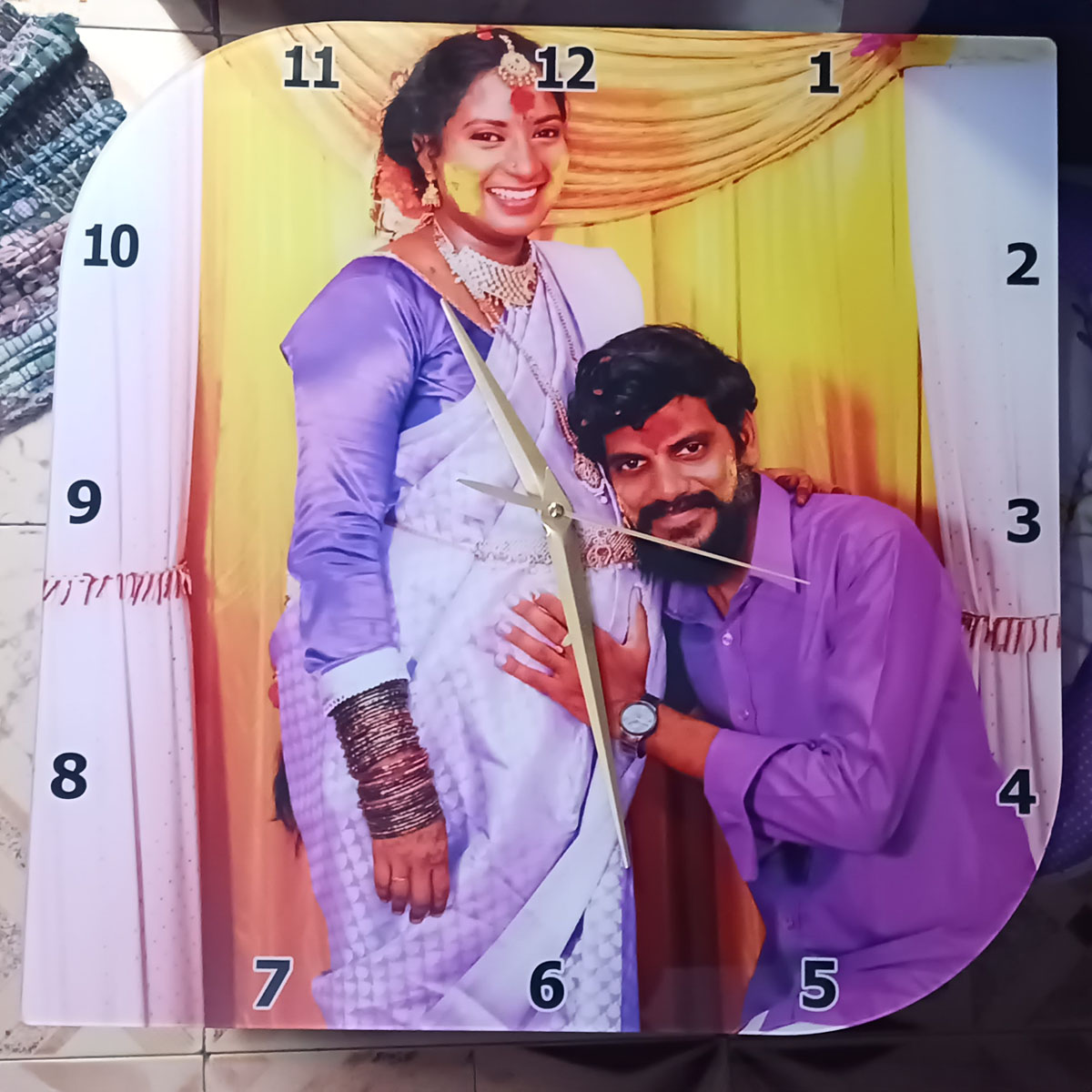 Wall Clock Customer Image Review 108