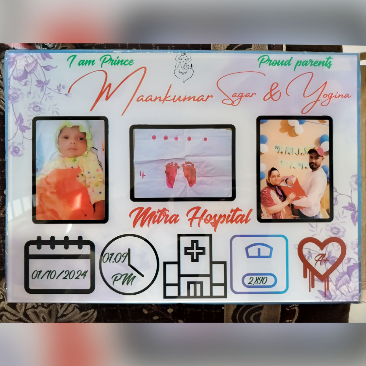Acrylic Photo Frame Customer Image Review 79