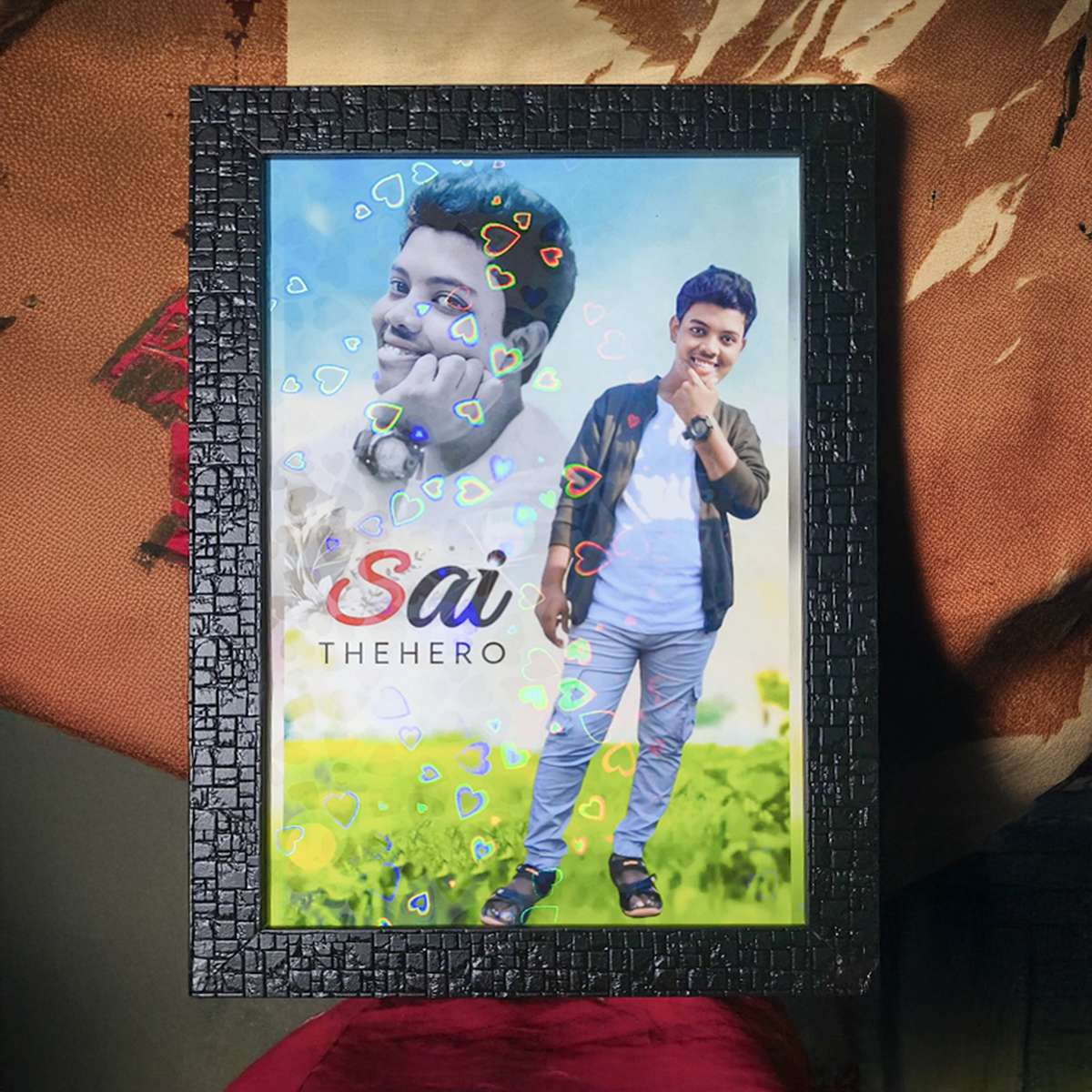 Checkout Hearts Effect Photo Frame - Customer Google Image Review - 4