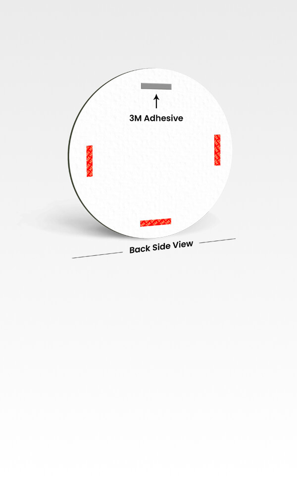 Acrylic Wall Frames Round Easy To Install