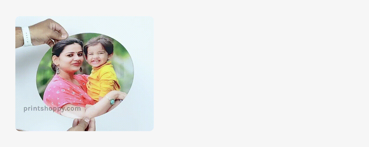 Acrylic Wall Frames Round Glass Like Optical Clarity