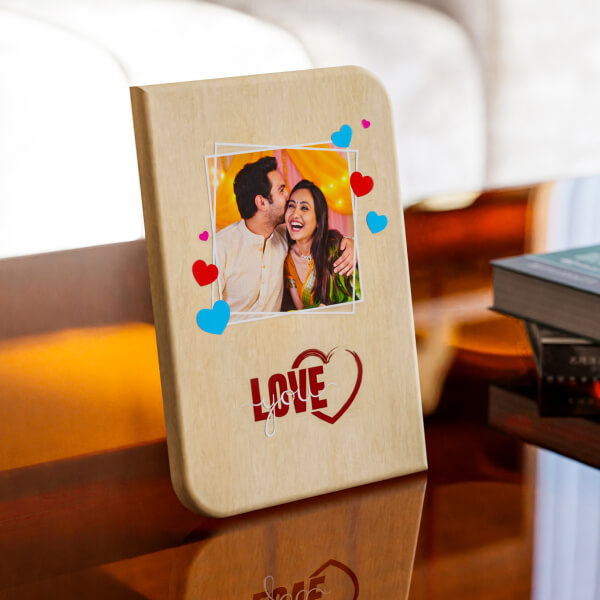Wooden Photo Stand
