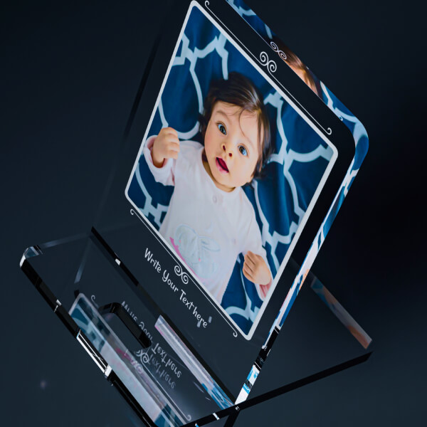 Acrylic Photo Stand with your Photo Printing Online – Printshoppy Acrylic  Photo Stand