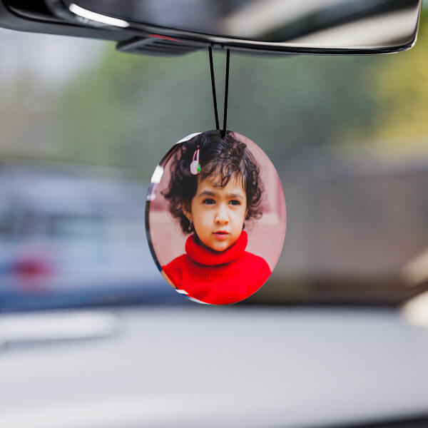 Custom Photo Acrylics – Acrylic Car Hanging with Photo Printing Online