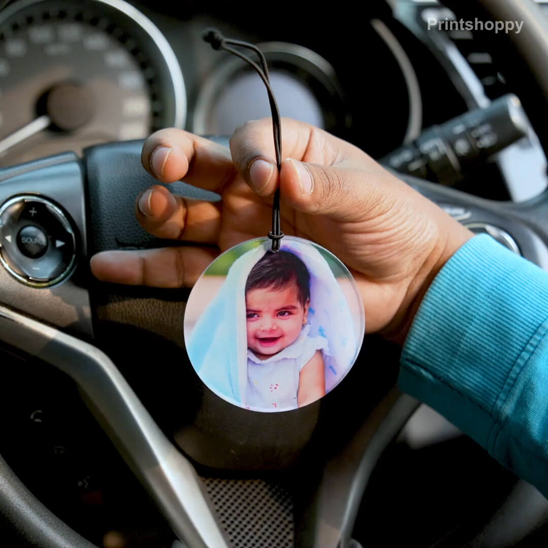 Personalised car on sale mirror hangers