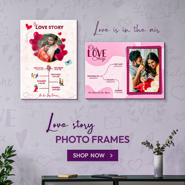 Love Story Photo Frames