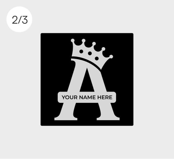 How to Order Royal Kids Nameplates for Boys Step 2