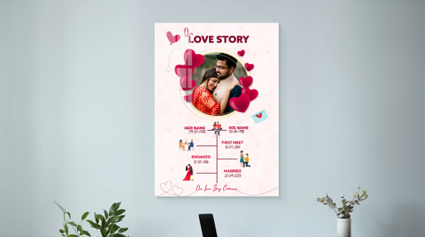 Love Story Photo Frames