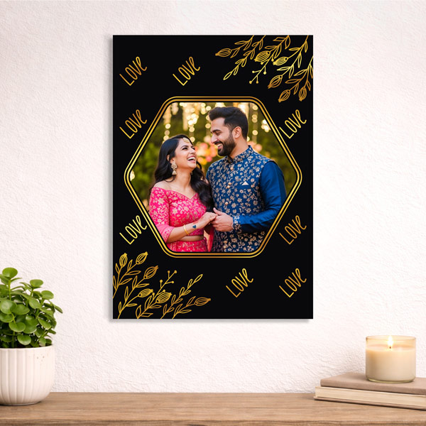 Acrylic Gold Photo Frames
