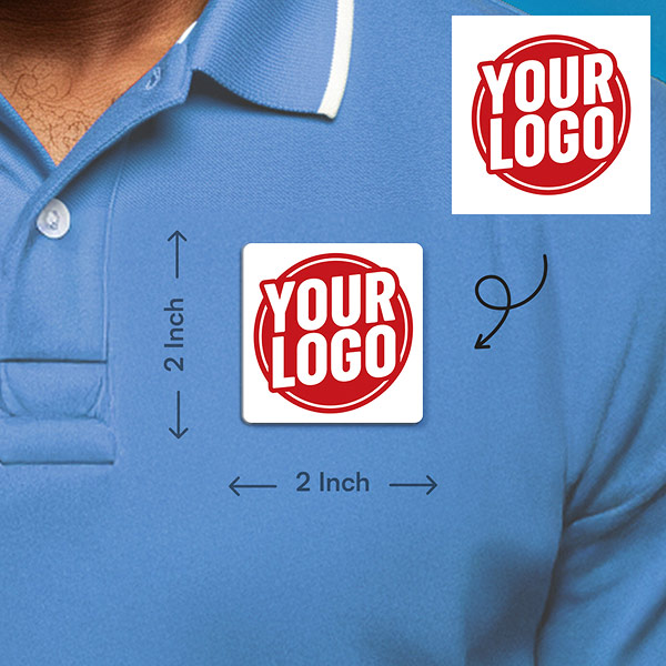 Pin Logo Badge - Square Badge Preview 1