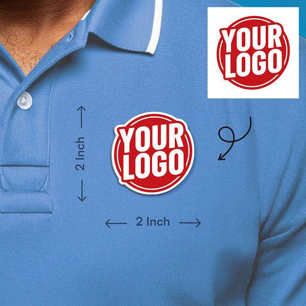 Magnetic Logo Badge - Square Badge Logo Cut Preview 1