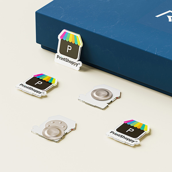 Magnetic Logo Badge - Square Badge Logo Cut Preview 2