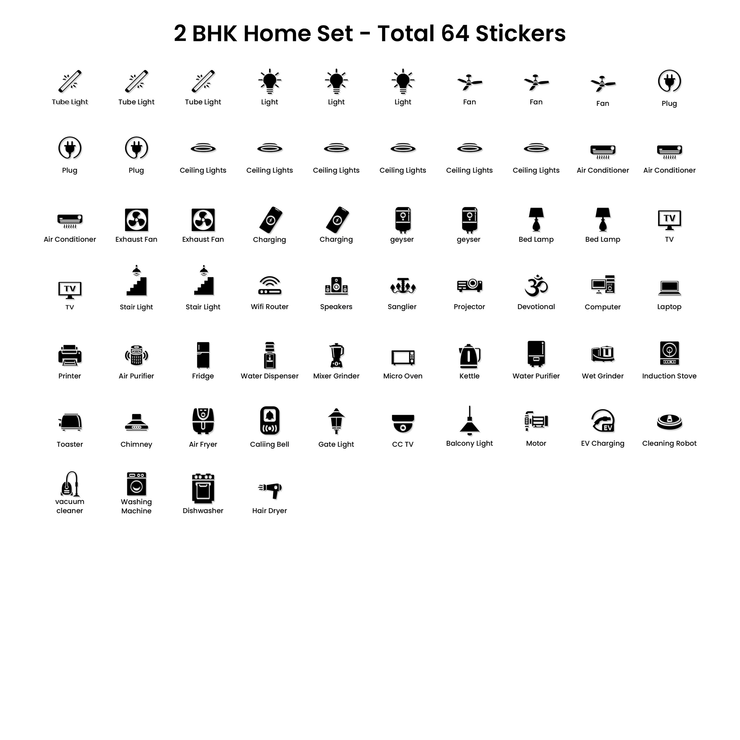 Modern Home Switch Stickers Preview 2