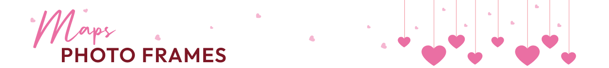 Map Photo Frames Heading