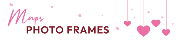 Map Photo Frames Heading