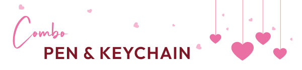 Name Pen And Keychain Combo Heading