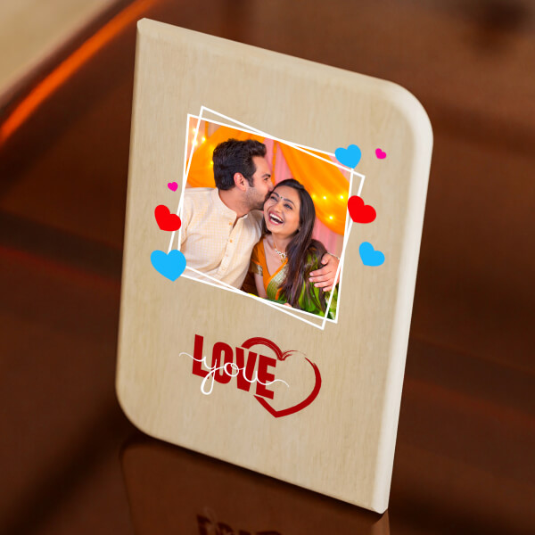 Wooden Photo Stand